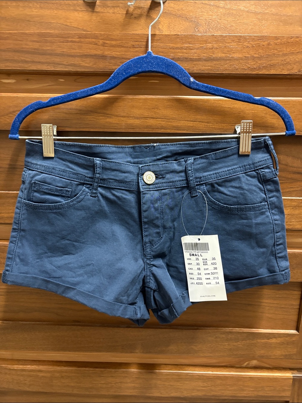 Brandy Melville NWT Navy Low-Rise Shorts